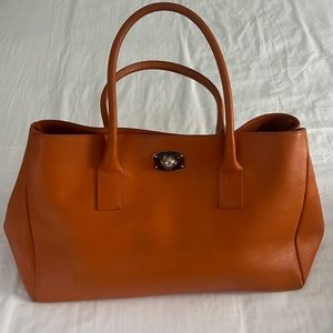 Gorgeous Furla Burnt Orange midsize tote